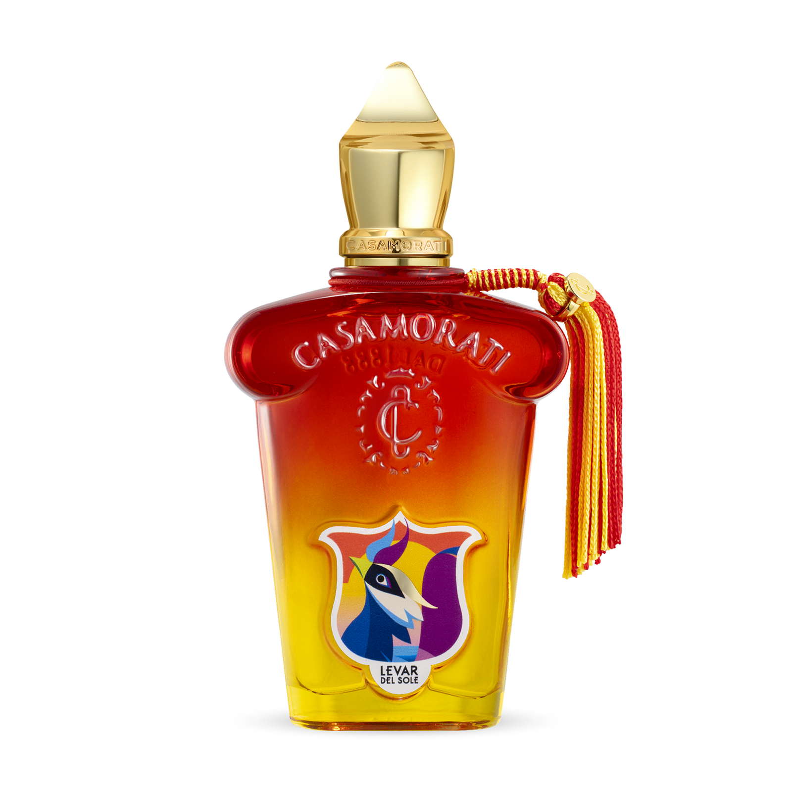 Xerjoff Casamorati Levar del Sole Eau de Parfum 100 ml, Casamorati buteliukas su auksiniu dangteliu