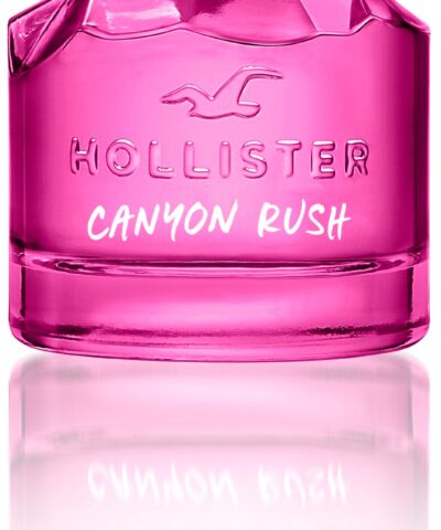 Hollister Canyon Rush For Her EDP 30 ml rožinis buteliukas su šviesiu mediniu dangteliu