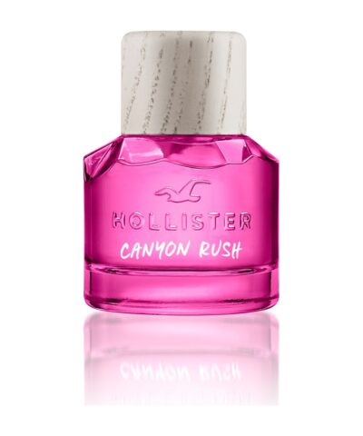 Hollister Canyon Rush For Her EDP 30 ml rožinis buteliukas su šviesiu mediniu dangteliu