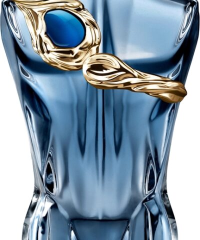 Jean Paul Gaultier Le Beau Narcisse EDP 75 ml mėlynas torso formos flakonas su auksiniu papuošalu ant peties