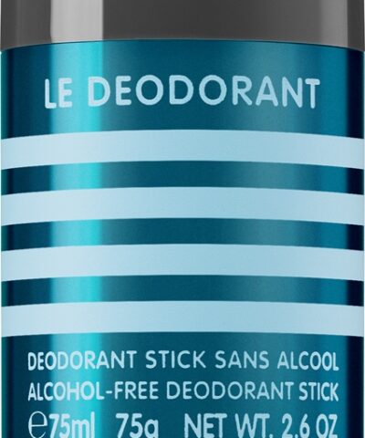 Jean Paul Gaultier Le Male Deodorant Stick 75 ml pilkas pieštukinis dezodorantas su mėlyna dryžuota juosta