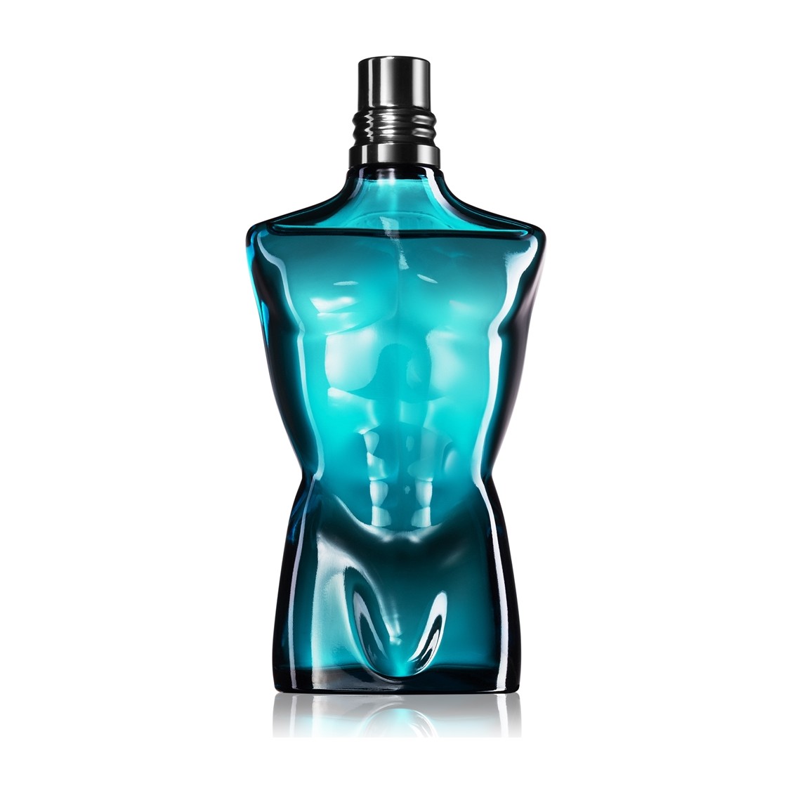 Jean Paul Gaultier Le Male After Shave Lotion 125 ml mėlynas torso formos flakonas su juodu kakleliu