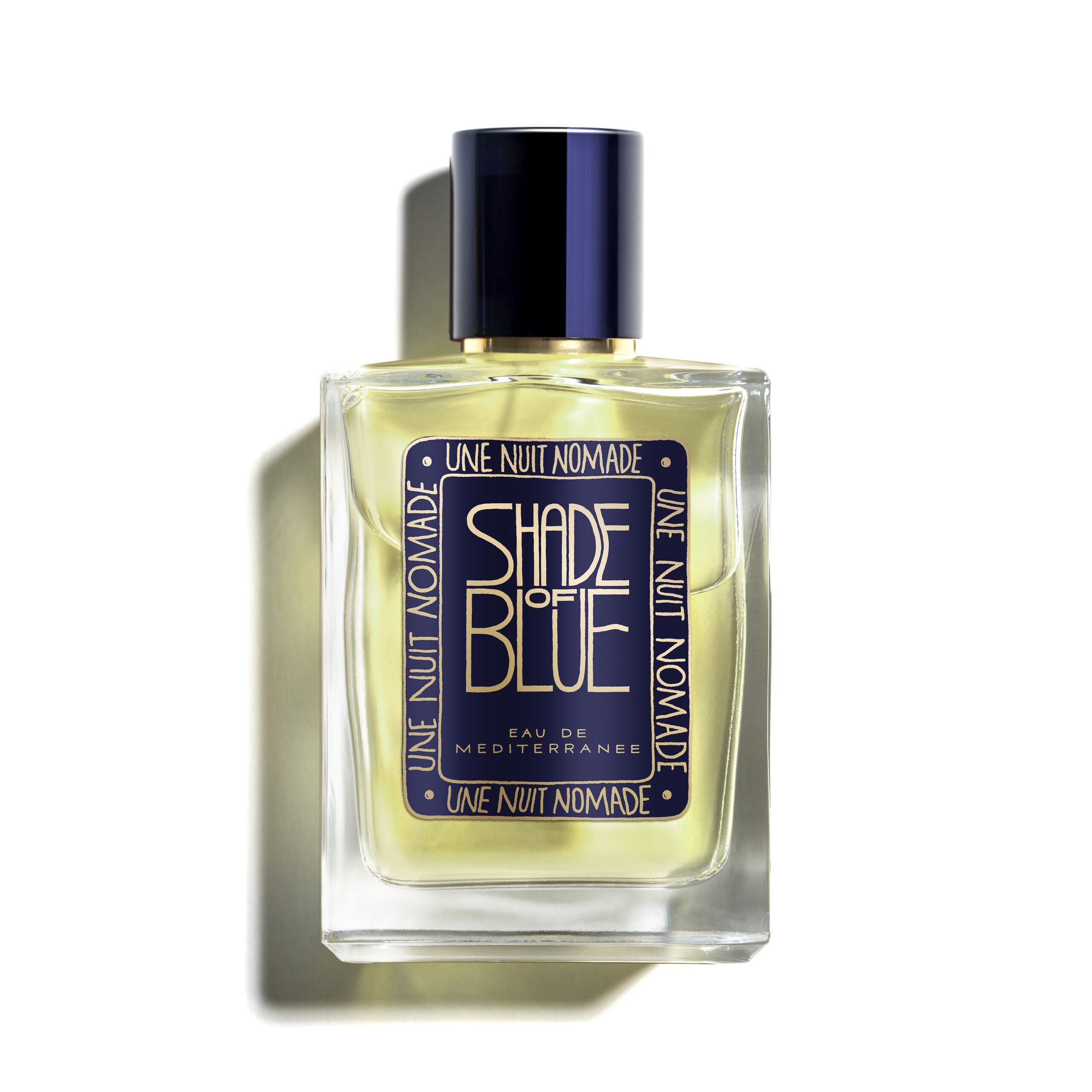 Une Nuit Nomade Shade of Blue Eau de Parfum 100 ml skaidrus buteliukas su mėlyna etikete