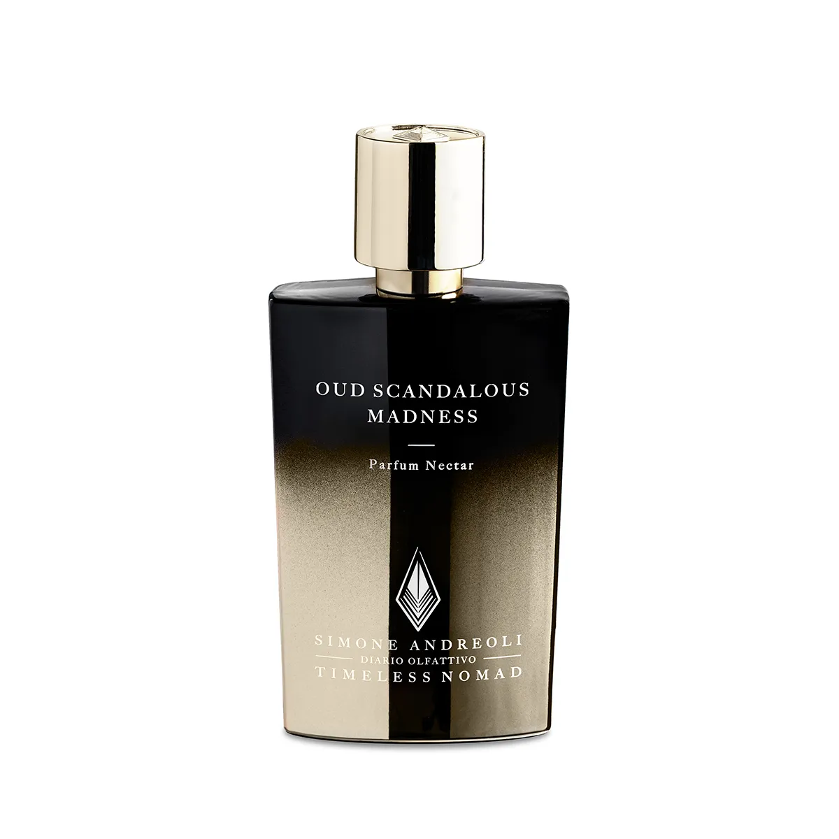 Simone Andreoli Oud Scandalous Madness Extrait 50 ml juodai auksinis flakonas
