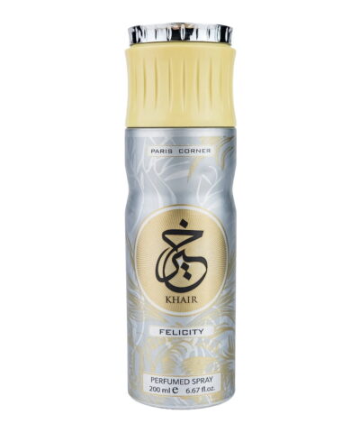 Paris Corner, Felicity, Veganas, Gėlių, Dezodorantas purškiklis, Uniseksas, 200 ml