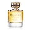 Boucheron Quatre Iconic Pour Femme Eau de Parfum, skaidrus buteliukas su auksiniu grotelėtu dangteliu, 100 ml