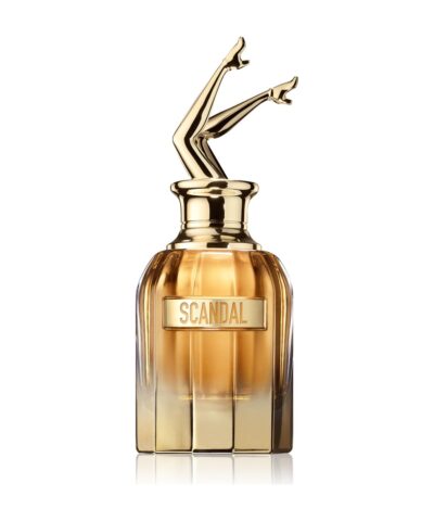 Jean Paul Gaultier Scandal Absolu Parfum Concentré 80 ml auksinis rievėtas flakonas su kojų formos dangteliu
