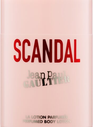 Jean Paul Gaultier Scandal Body Lotion 200 ml šviesiai rožinis buteliukas su sidabriniu dangteliu