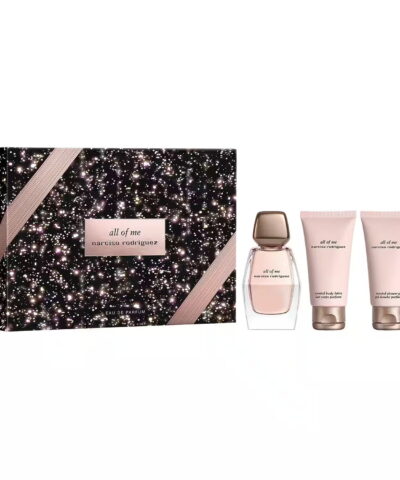 Set Narciso Rodriguez: All Of Me, Eau De Parfum, For Women, 50 ml + All Of Me, Hydrating, Body Lotion, 50 ml + All Of Me, Cleansing, Shower Gel, All Over The Body, For All Skin Types, 50 ml
