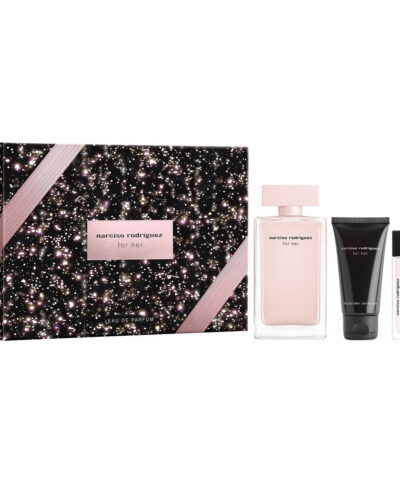 Set Narciso Rodriguez: For Her, Eau De Parfum, For Women, 100 ml + For Her, Hydrating, Body Lotion, 50 ml + For Her, Eau De Parfum, For Women, 10 ml