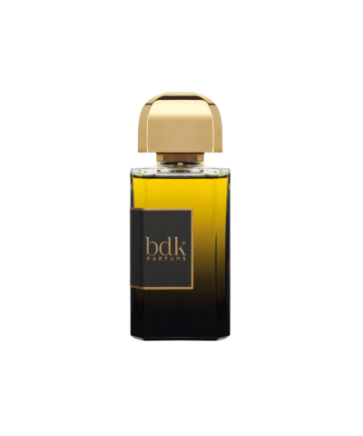 BDK Parfums Velvet Tonka Extrait 100 ml buteliuko nugarėlė su bdk logotipu ant balto fono
