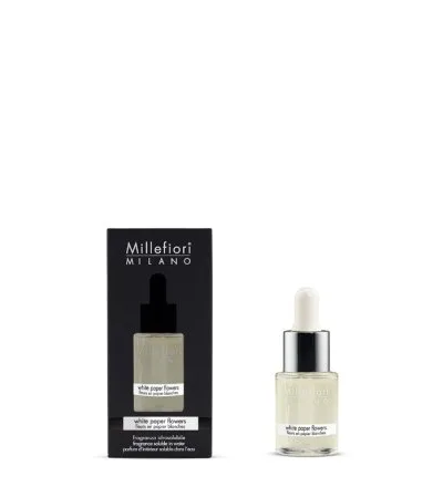 Millefiori Milano Fragrance Soluble in Water White Paper Flowers 15 ml