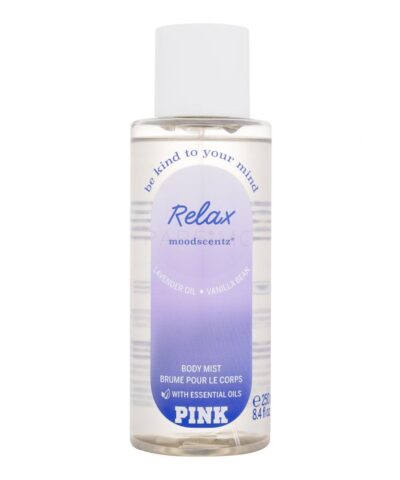 Victoria's Secret, Relax Moodscentz, Kūno purškiklis, 250 ml kvepalų buteliukas