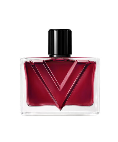 Valentino Vendetta Donna Eau de Parfum 90 ml skaidraus stiklo buteliukas su raudona V forma
