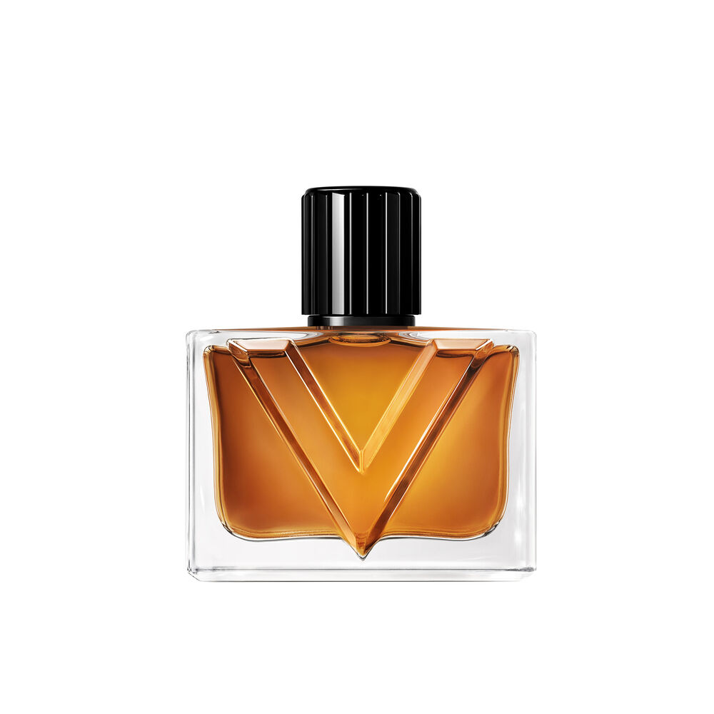 Valentino Vendetta Uomo Eau de Parfum 50 ml skaidrus buteliukas su gintaro spalvos skysčiu